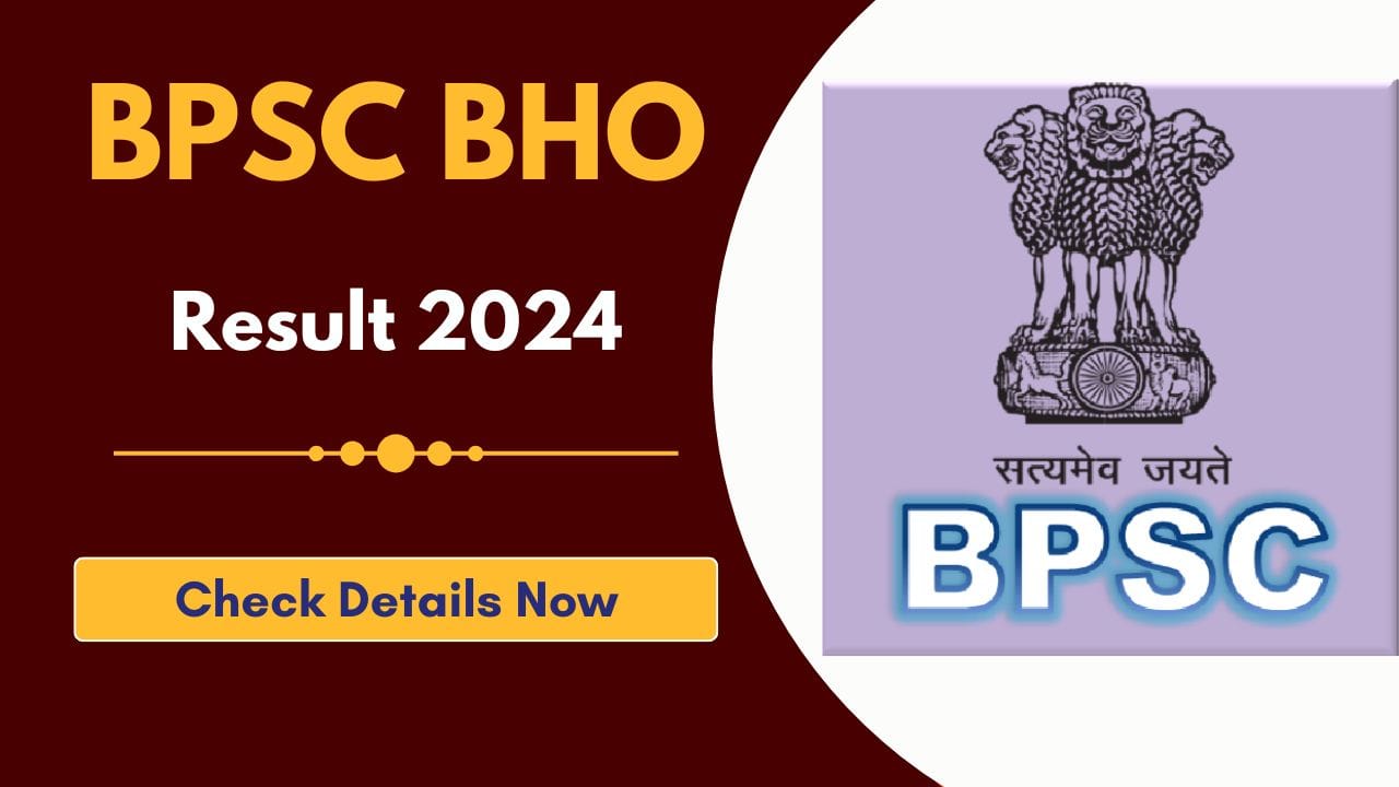 BPSC BHO Result 2024