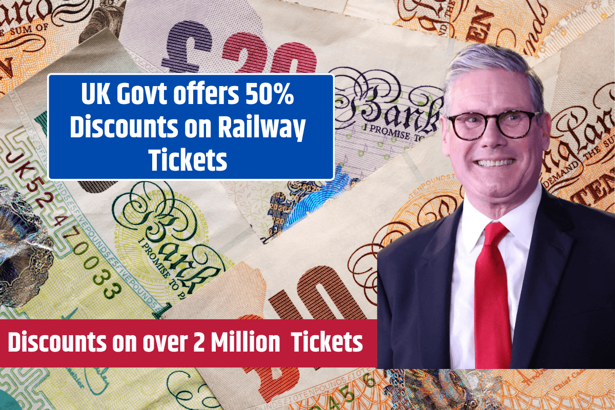 UK Govt offers 50% Discounts on over 2 Million Railway Tickets - Celebrating 200 years of Railways in the UK